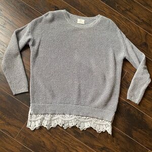 Pins & Needles Gray Crew Neck Sweater
